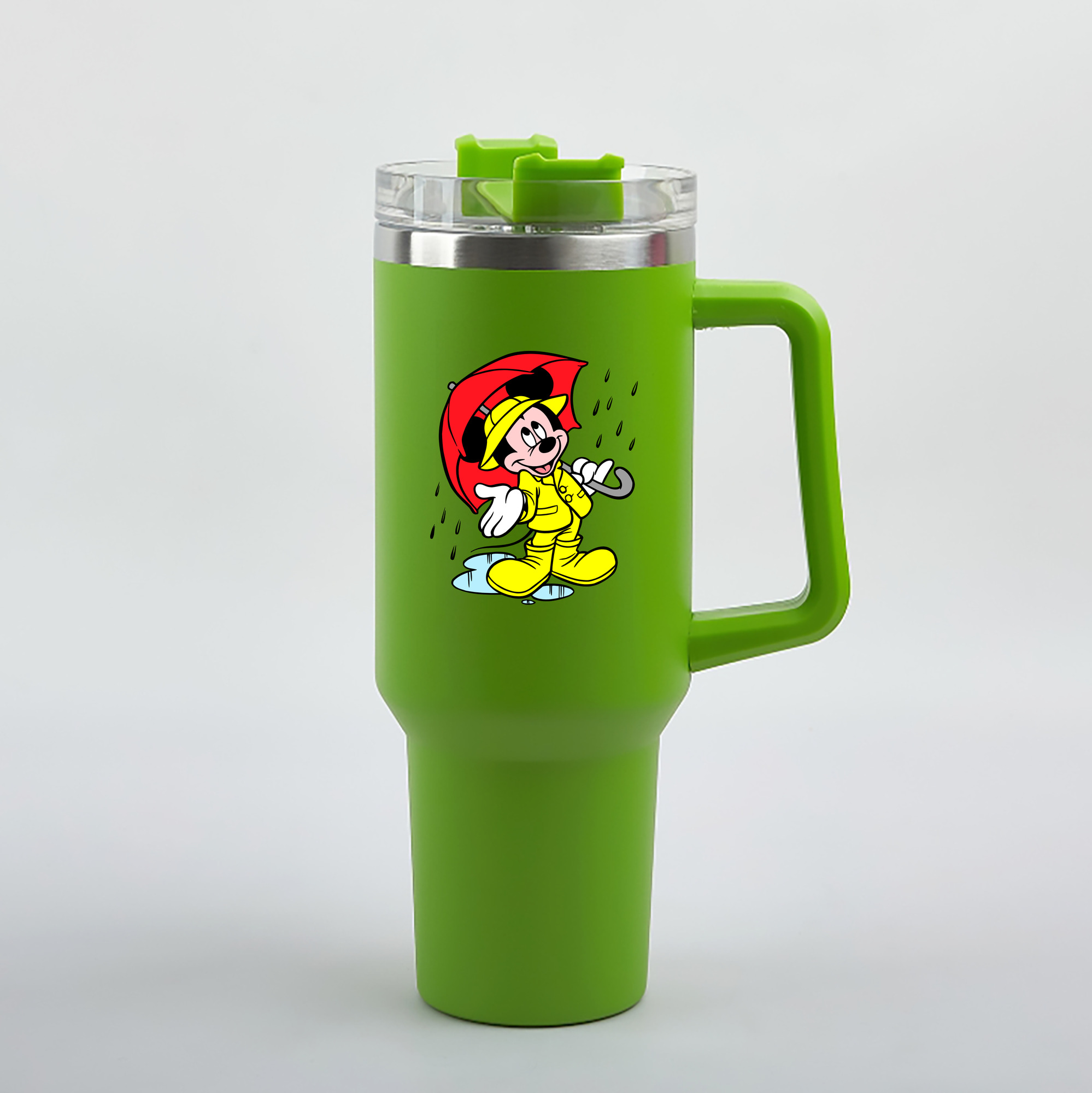 （画像用） ミッキーマウス Mickey Mouse 1200mL車用タンブラー（カラープリント）